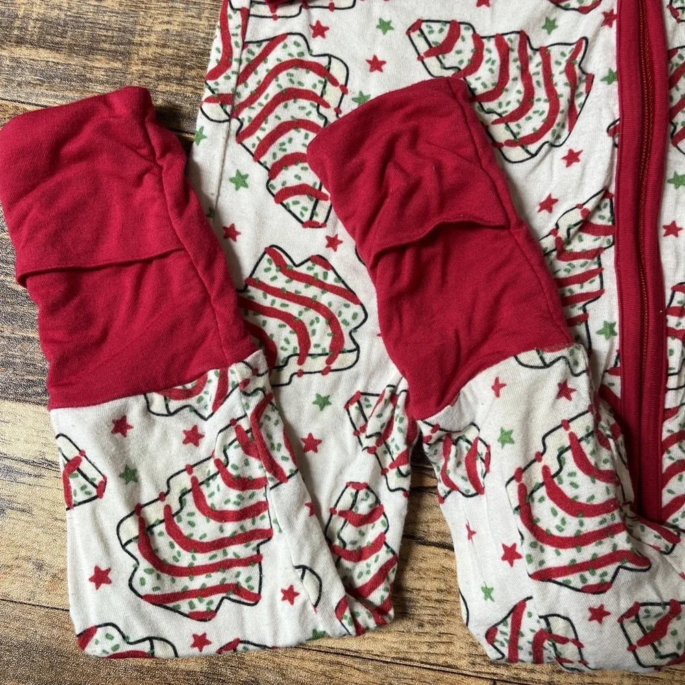 Bamboo Zippy Sleeper Unisex Baby 18-24m Christmas Tree Cakes Little Debby